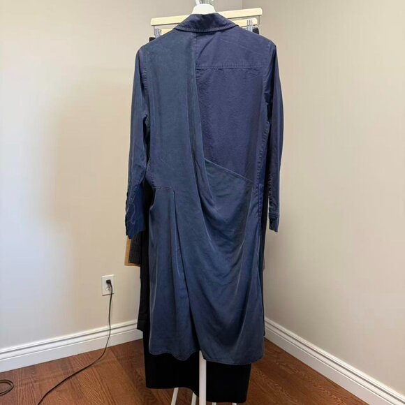 COS long dress, navy blue, US 6 - Picture 2 of 3